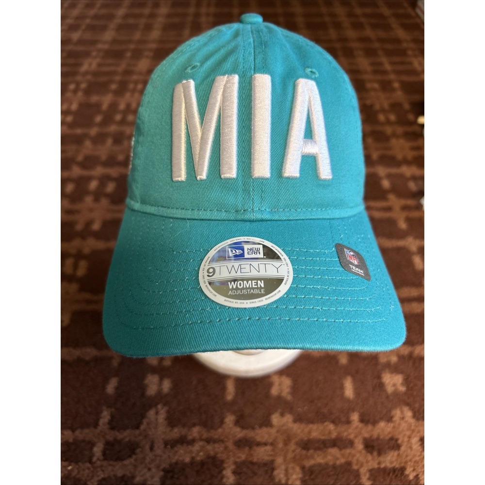 Women's Miami Dolphins New Era‎ Aqua 9TWENTY Adjustable Hat